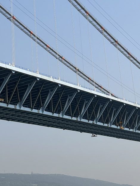 國內最大跨度公軌兩用懸索橋——重慶郭家沱長江大橋